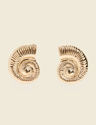 Boucles d'oreilles couleur or femme