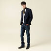 Jeans straight denim dirty homme