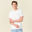 T-shirt éco-responsable ecru homme