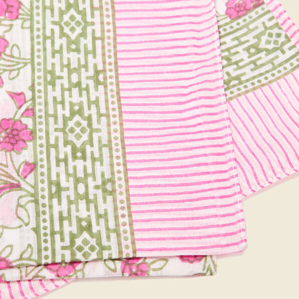 Foulard rose fushia femme