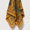 Foulard vert olive femme