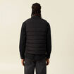 Doudoune courte sans manches noir homme