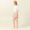 Pantalon cargo battle 7/8ème vieux rose femme