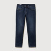 Jeans straight longueur 30 denim brut homme