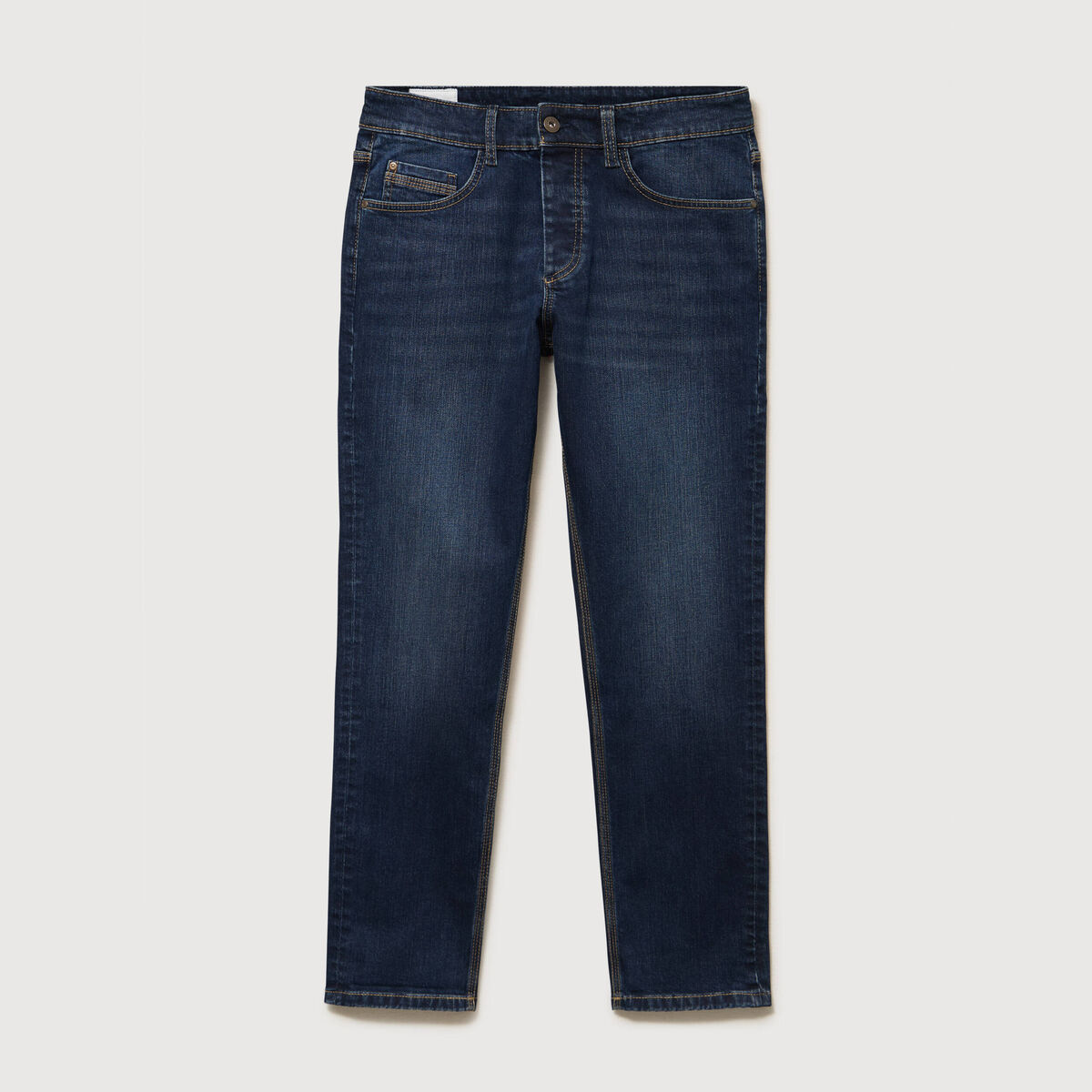 Jeans straight longueur 30 denim brut homme