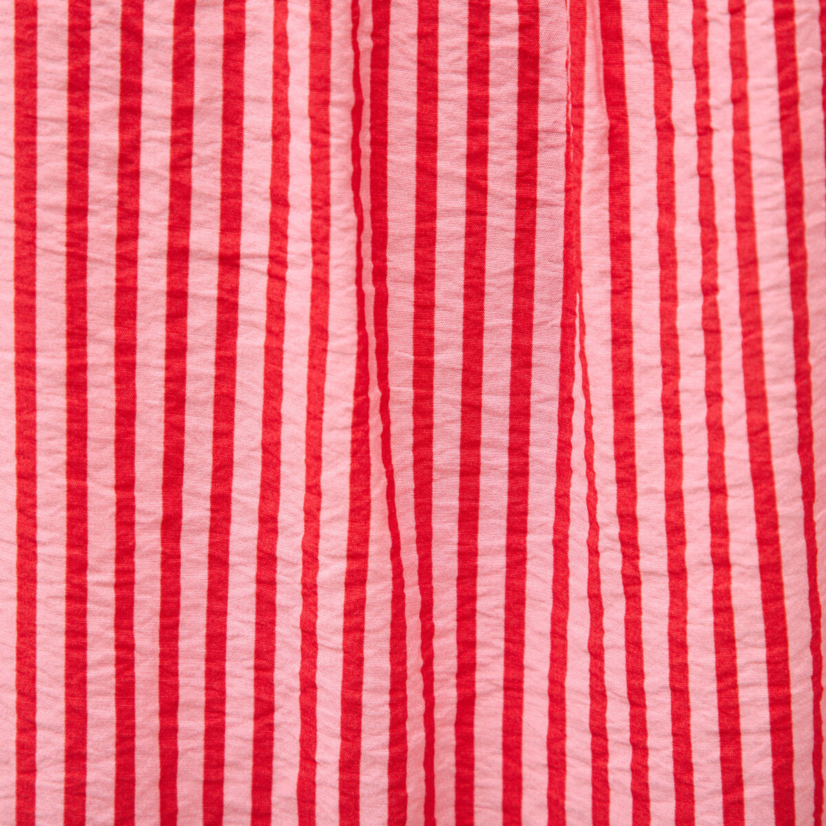 Top droit manches courtes rouge femme