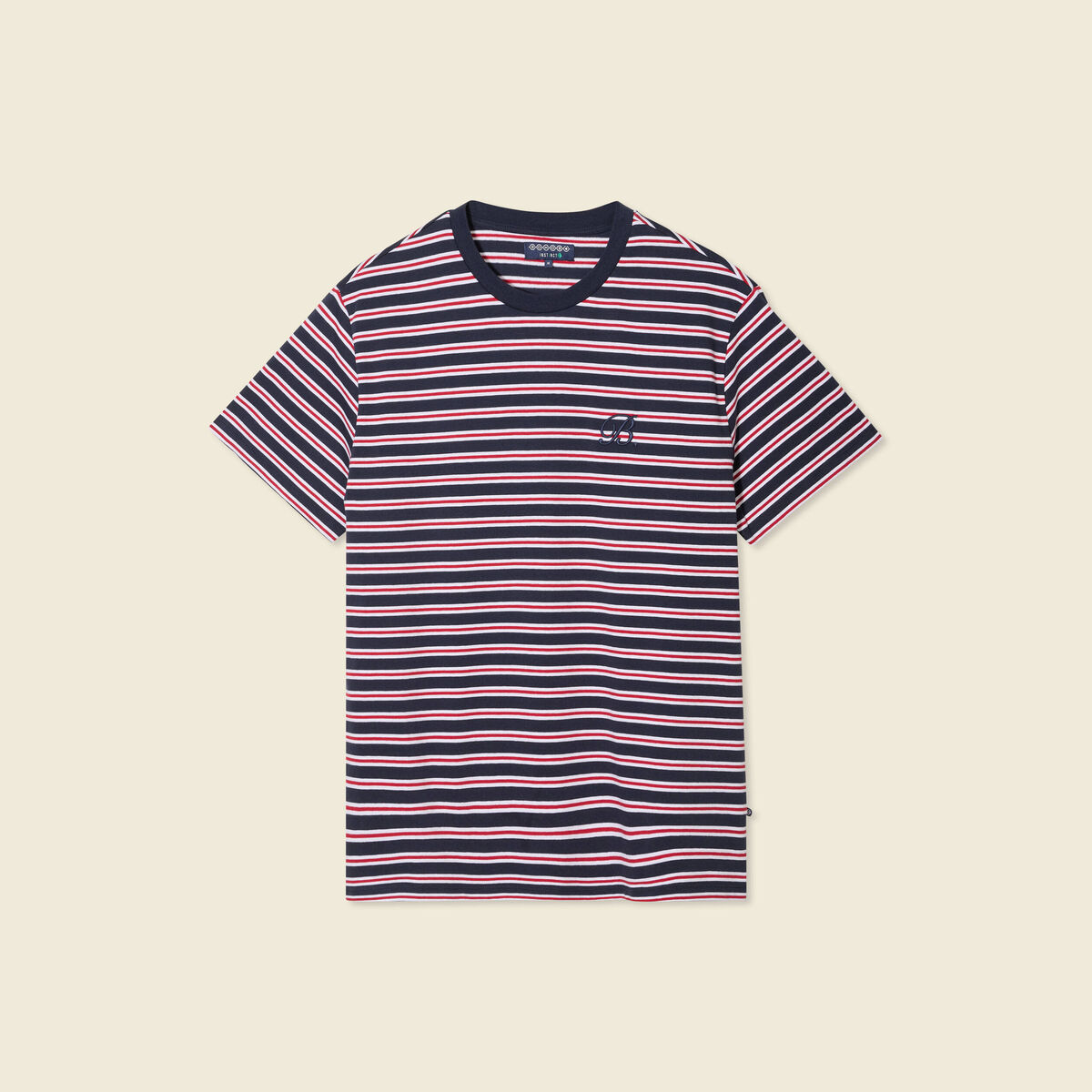 T-shirt manches courtes bleu marine homme