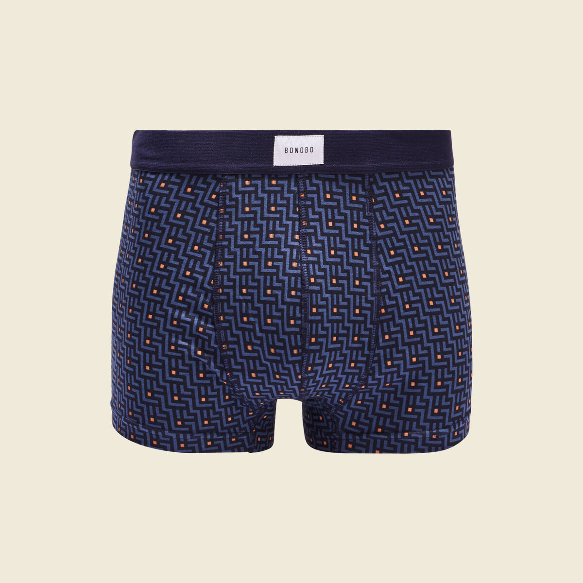 Lot 2 boxers marron homme