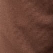 T-shirt cintr&eacute; manches longues marron fonc&eacute; femme
