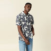 Chemise manches courtes bleu homme
