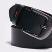 Ceinture en cuir noir homme