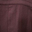 Chemise boyfriend manches courtes marron fonc&eacute; homme