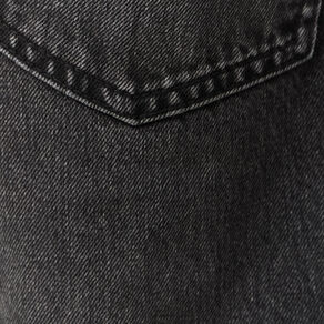 Jeans large 5 poches denim snow noir homme