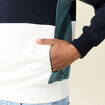 Sweat à capuche bleu marine homme