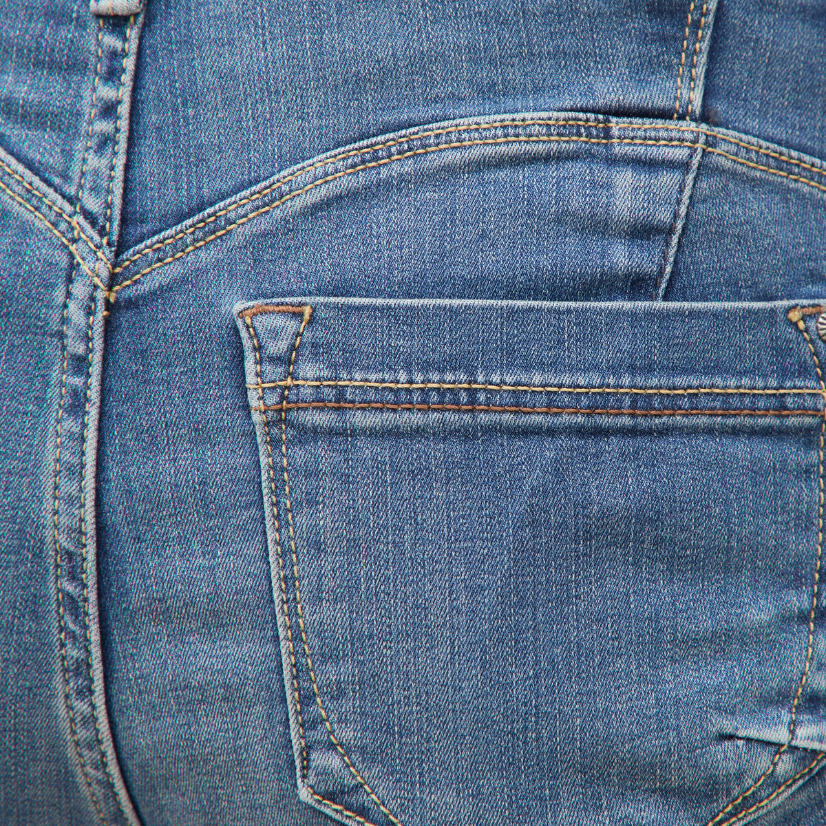 Jeans skinny push up 7/8&egrave;me denim stone femme