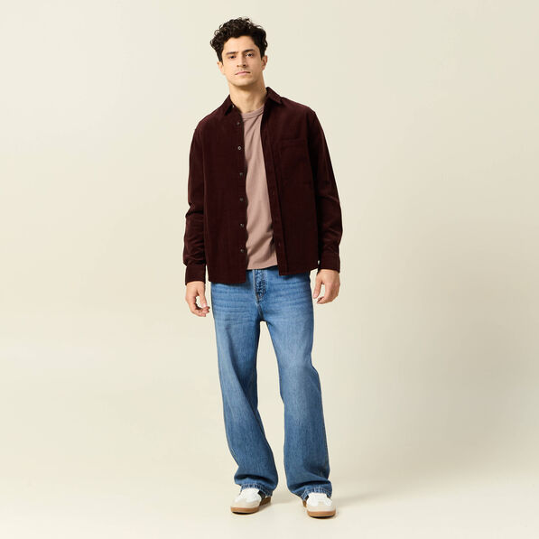 t shirt eco responsable marron cognac homme T-shirt éco-responsable marron cognac homme