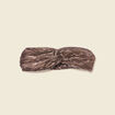 Bandeau plissé noir femme