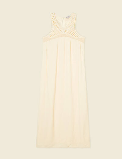 Robe empire éco-responsable creme femme