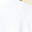Polo cintr&eacute; manches courtes en coton blanc homme