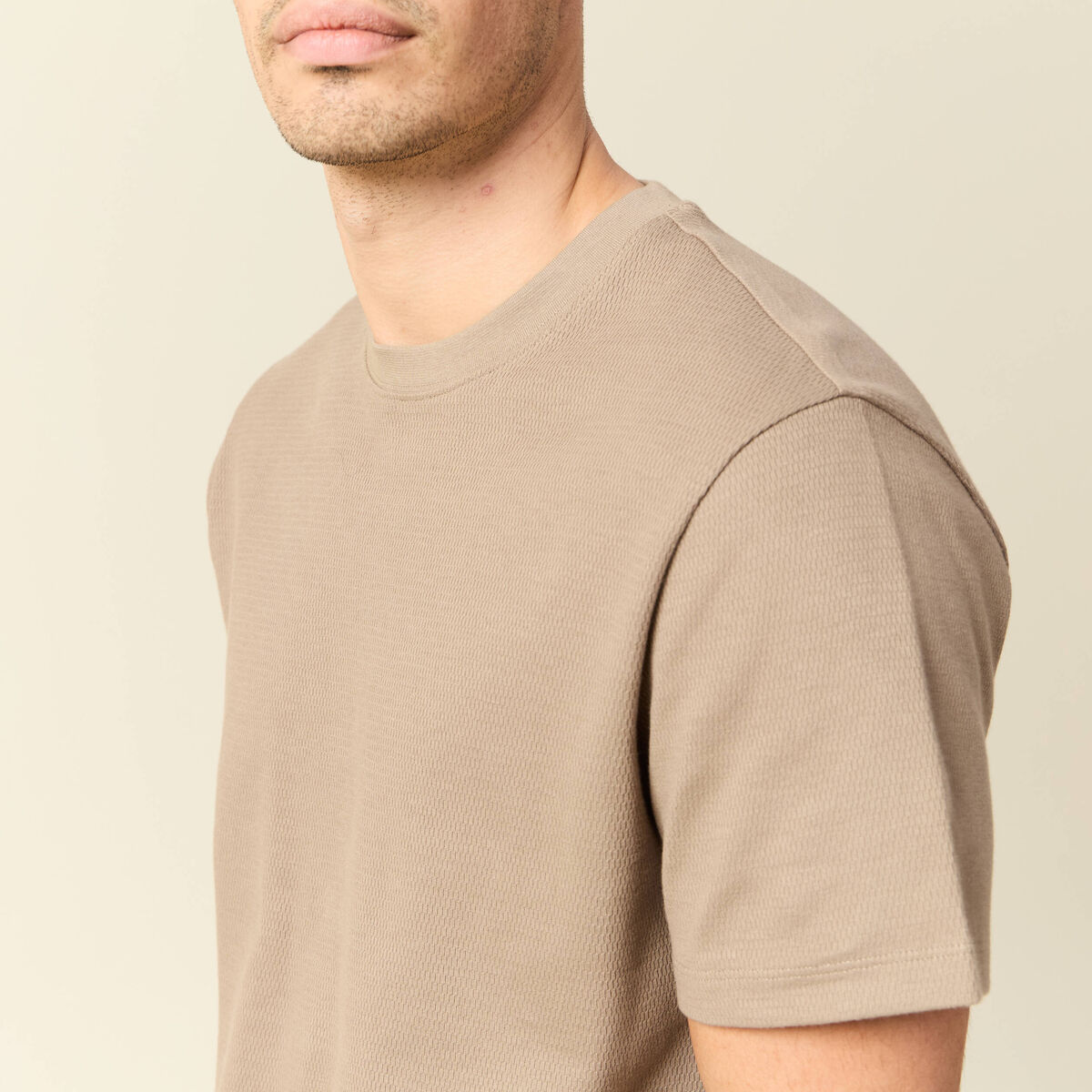 T-shirt manches courtes sable homme