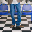 Jeans regular longueur 34 denim used homme