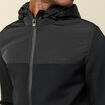 Sweat zipp&eacute; &agrave; capuche vert fonc&eacute; homme