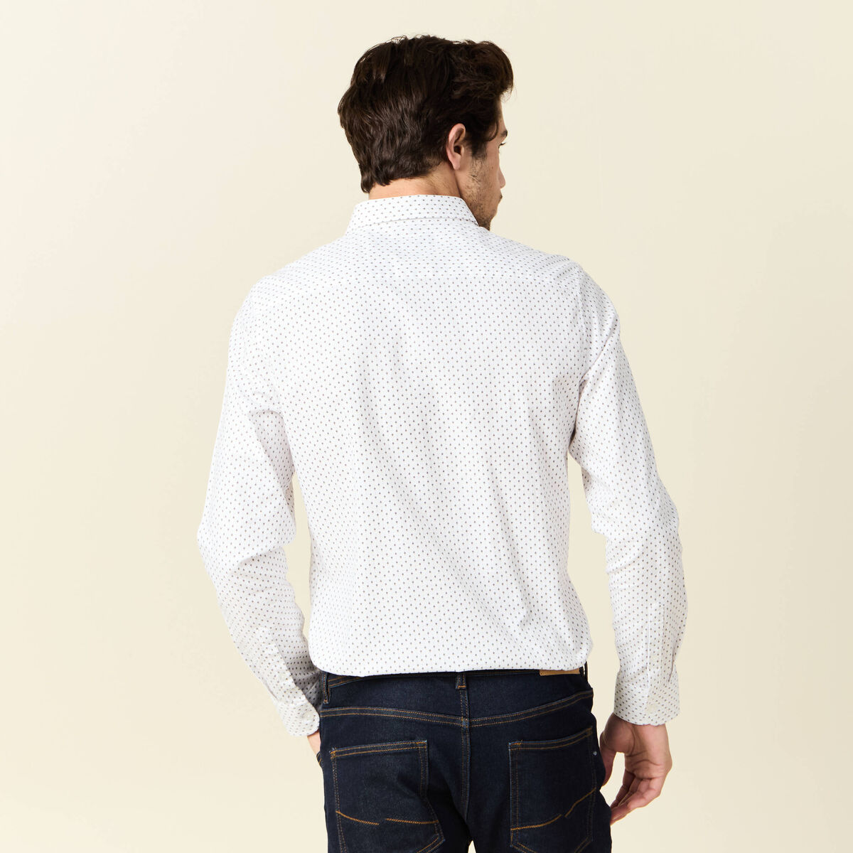 Chemise éco-responsable blanc homme
