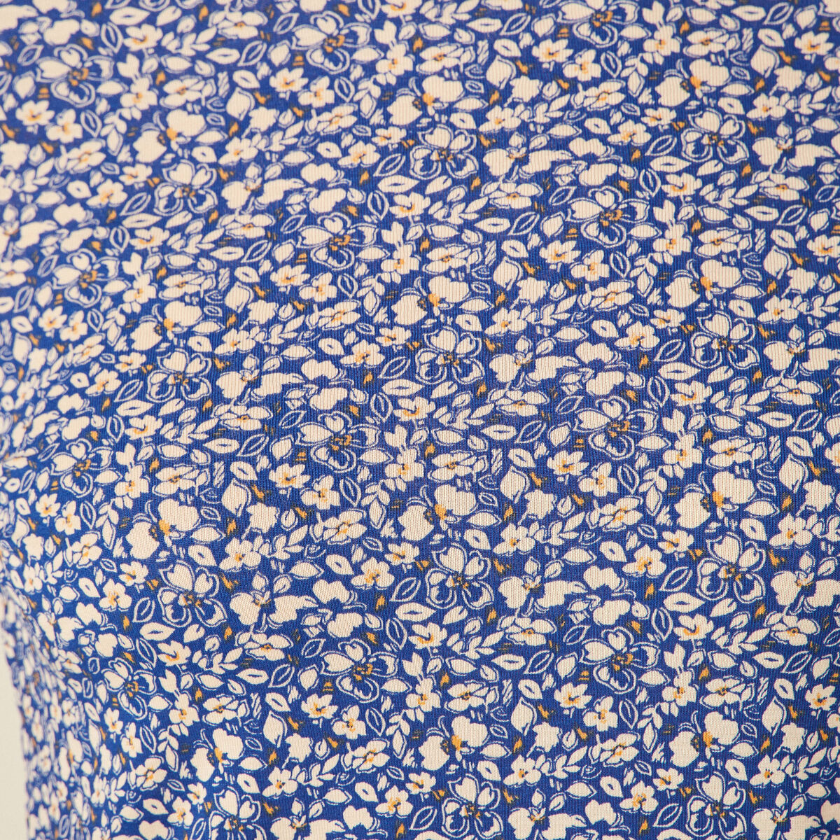 T-shirt manches longues bleu femme