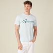 T-shirt manches courtes bleu ciel homme