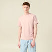 T-shirt en coton manches courtes rose pastel homme