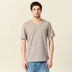 T-shirt manches courtes homme vert kaki homme
