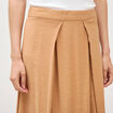 Jupe fluide marron femme