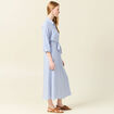 Robe chemise éco-responsable ecru femme