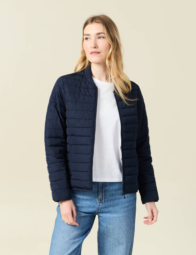 Doudoune éco-responsable bleu marine femme