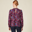 Blouse éco-responsable marron femme
