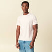 T-shirt en coton manches courtes rose clair homme