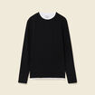 T-shirt manches longues noir homme