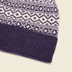 Bonnet à pompon bleu marine homme