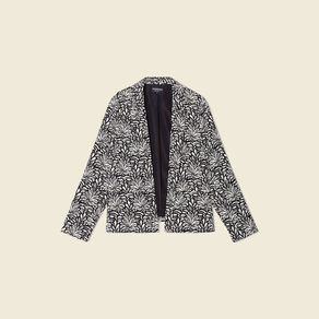 veste esprit blazer droite noir femme Veste esprit blazer droite noir femme