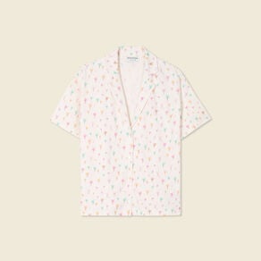 t shirt manches courtes brode blanc femme T-shirt manches courtes brodé blanc femme