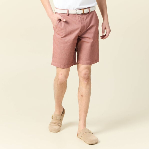bermuda droit chino ceinture marron cognac homme Bermuda droit chino ceinture marron cognac homme