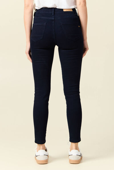 Jeans skinny 7/8ème denim brut femme