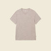 T-shirt manches courtes marron foncé homme