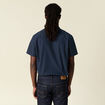 Chemise manches courtes bleu marine homme