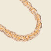 Collier chaîne couleur or femme