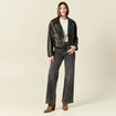Blouse manches 3/4 ecru femme