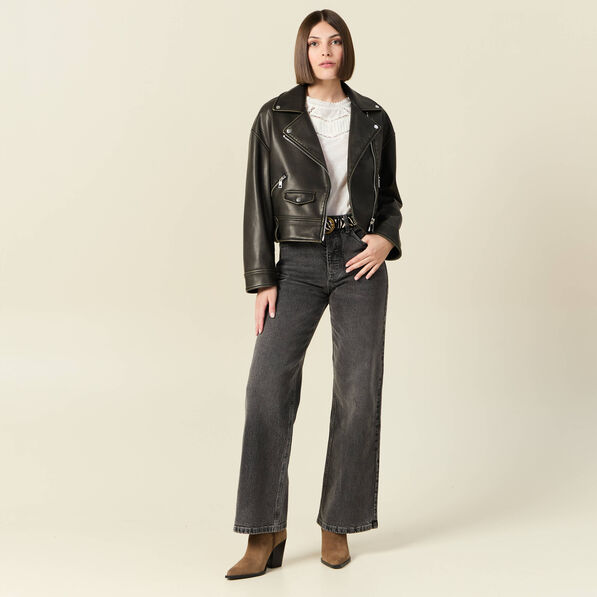 Blouse manches 3/4 ecru femme