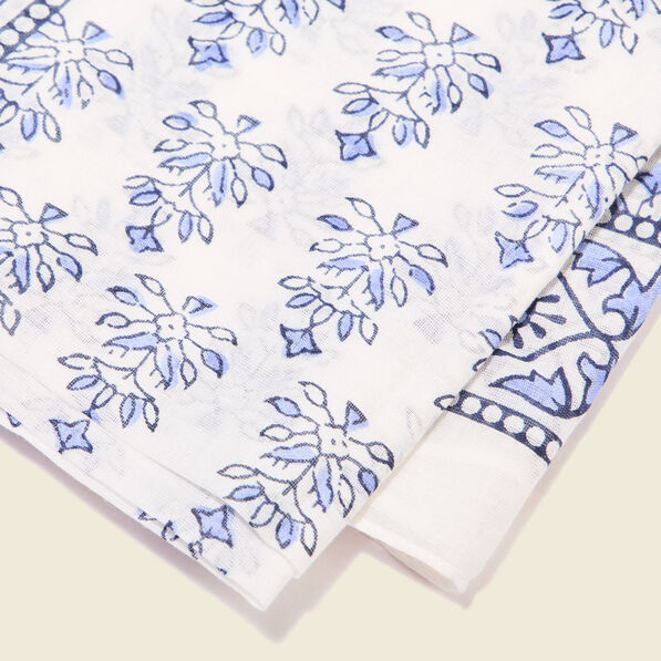 Foulard bleu femme