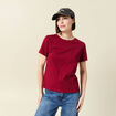 T-shirt manches courtes rouge femme