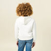 Sweat à capuche ecru femme